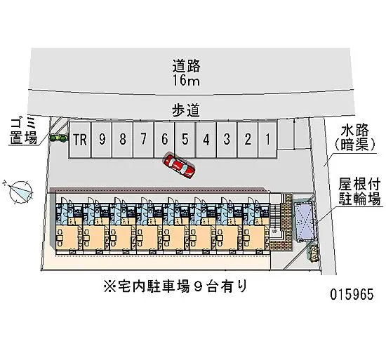 ★手数料０円★弘前市大清水１丁目　月極駐車場（LP）